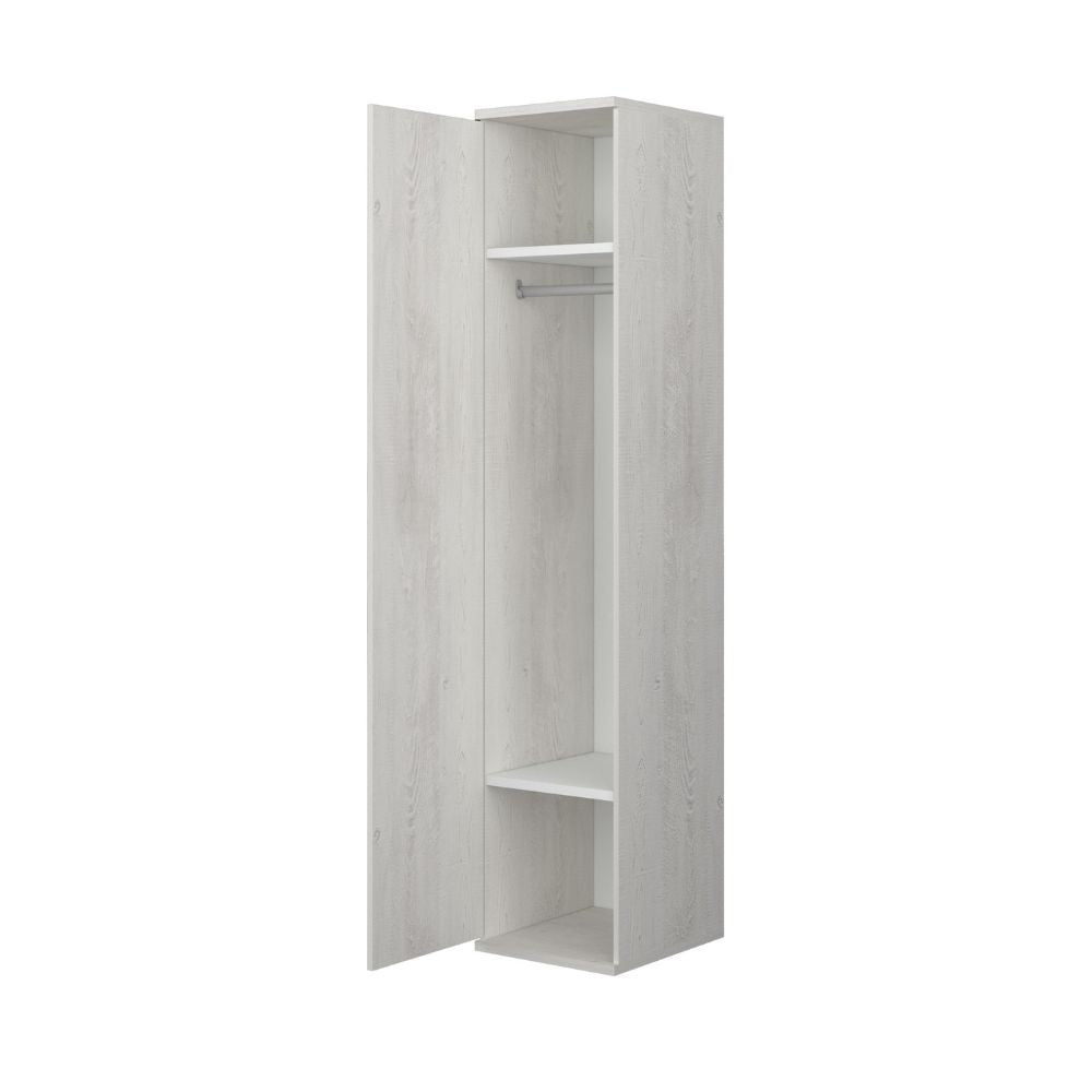 Armadio 45x52x223h con anta bianco consumato