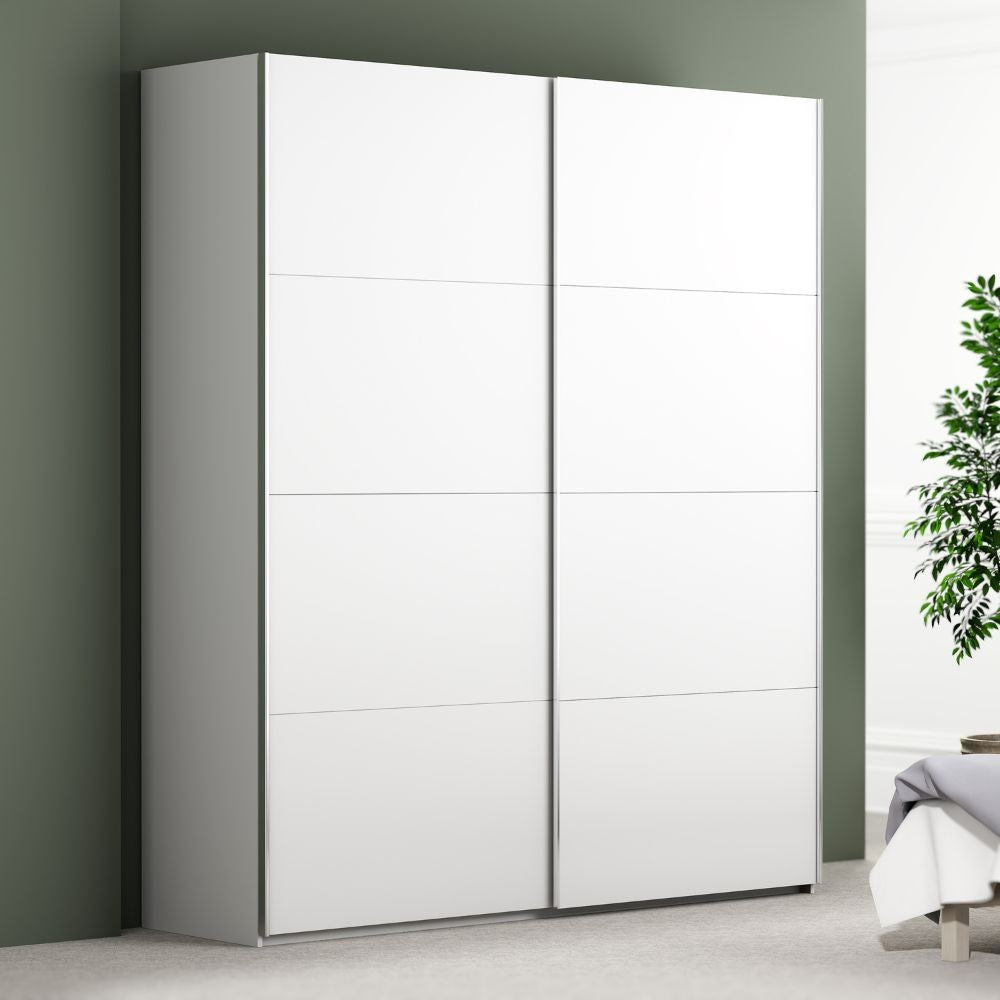 Armadio Afra 2 ante scorrevoli colore bianco
