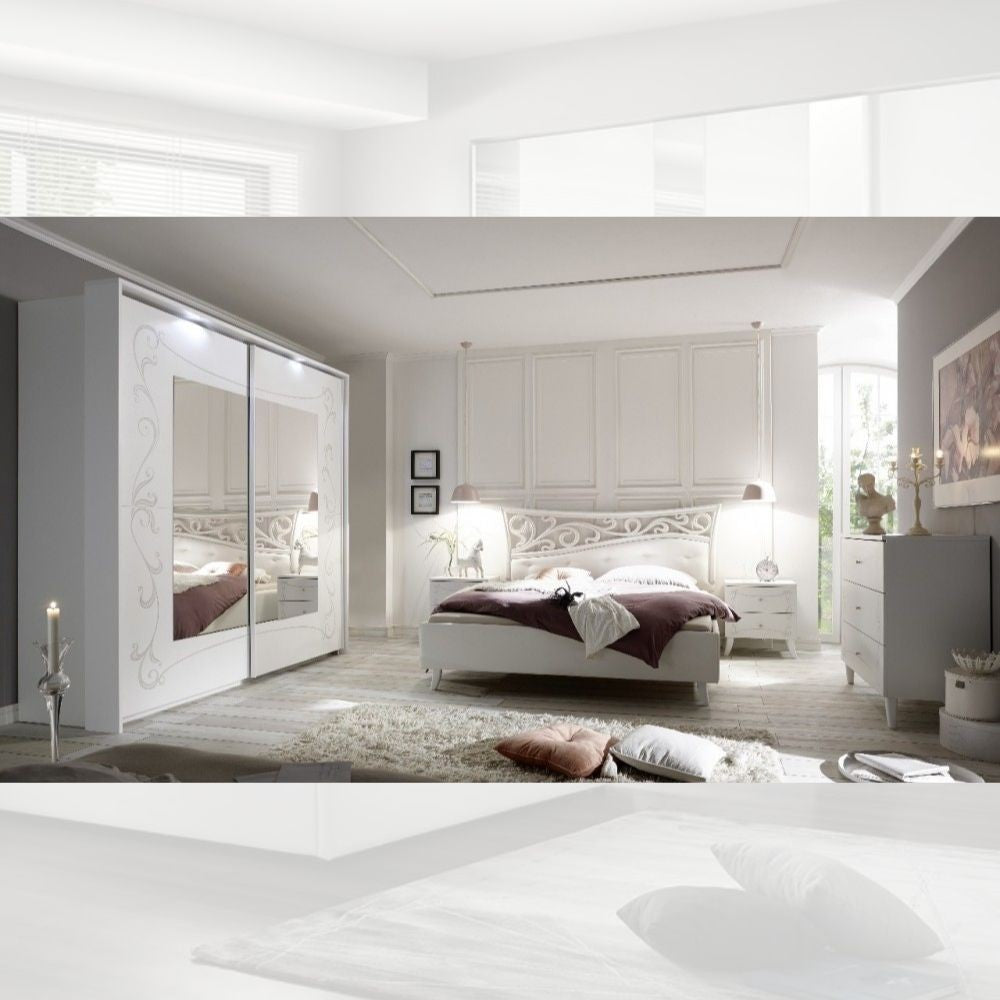 Camera da letto Ararat bianco opaco