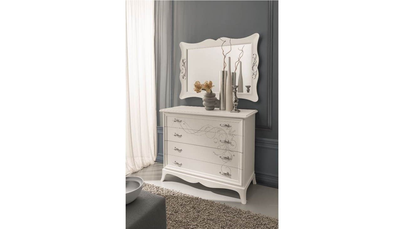 Camera da letto completa Briel bianca