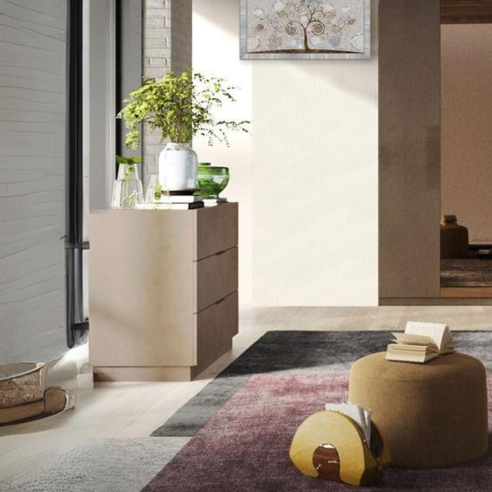 Camera da letto Mustella con letto contenitore bronzo