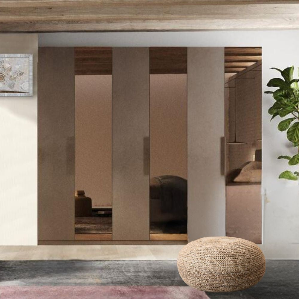 Camera da letto Mustella con letto contenitore bronzo