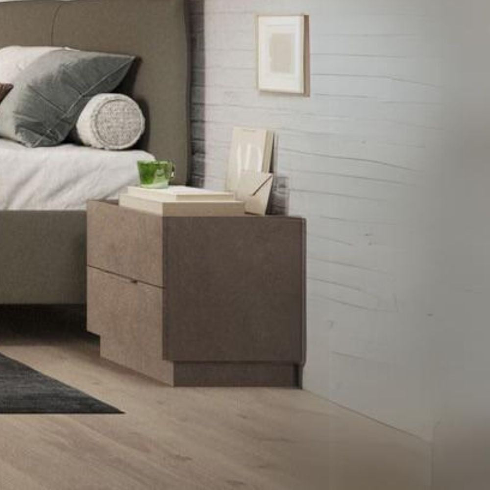 Camera da letto Mustella con letto contenitore bronzo