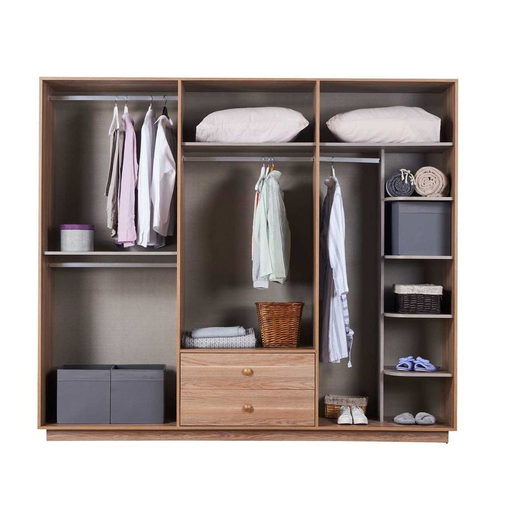 Camera da letto Natura colore rovere miele effetto vimini