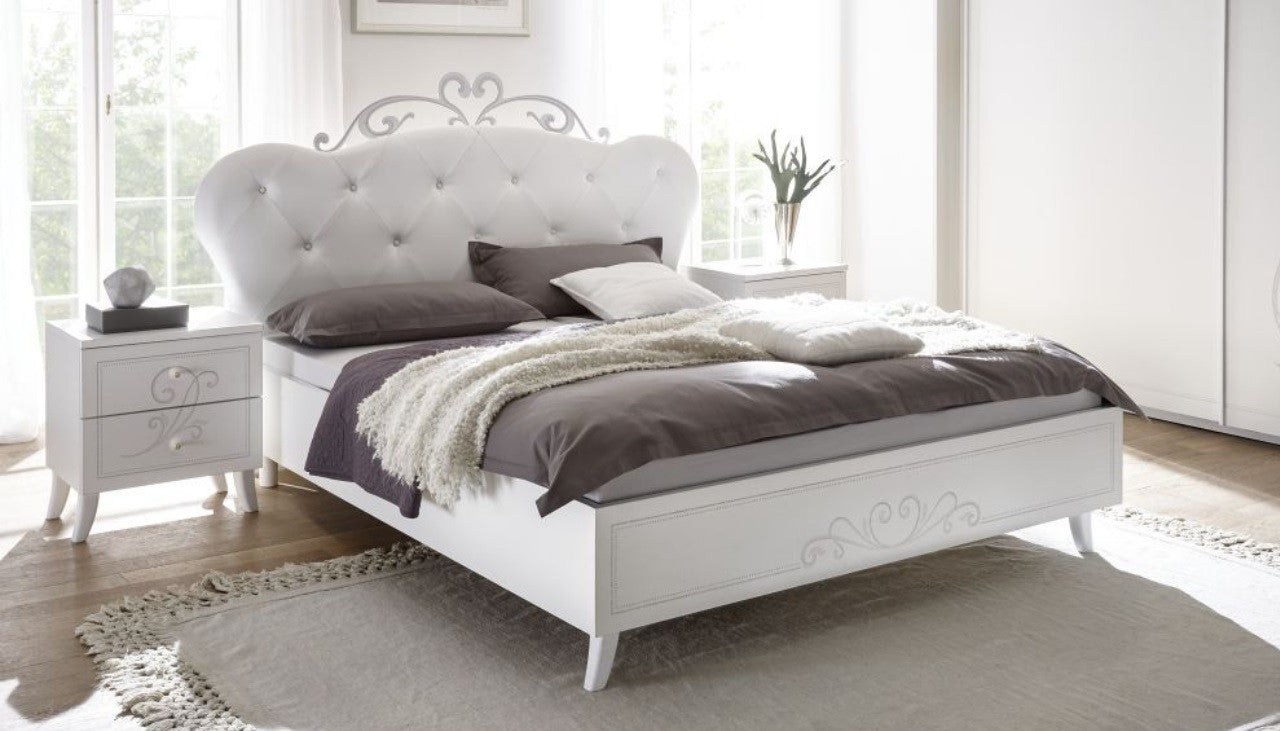 Camera da letto Pamuk bianco opaco