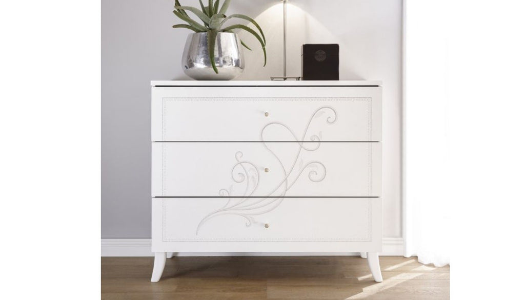 Camera da letto Pamuk bianco opaco