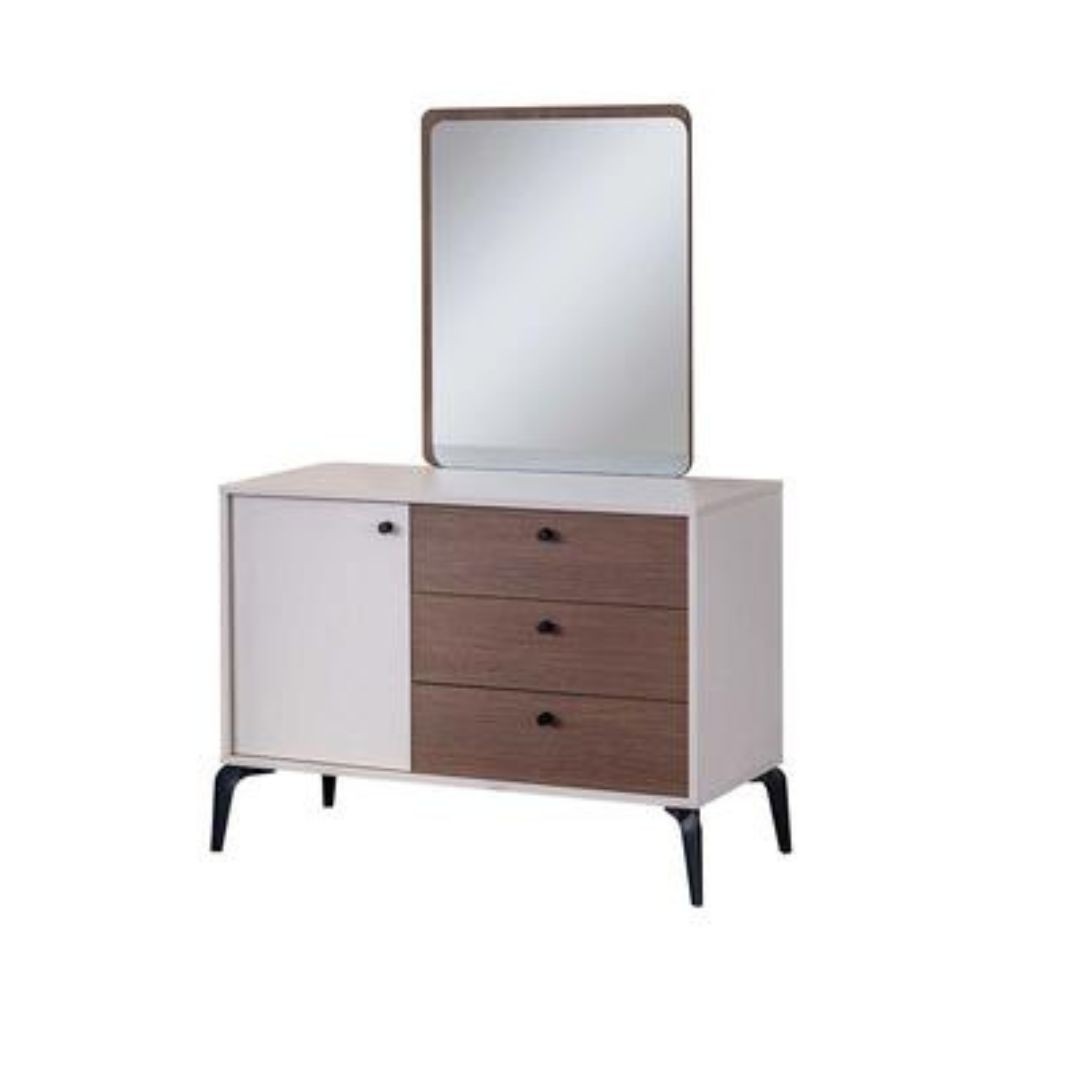 Camera da letto Piedra in colore vizon beige e kaplan 321
