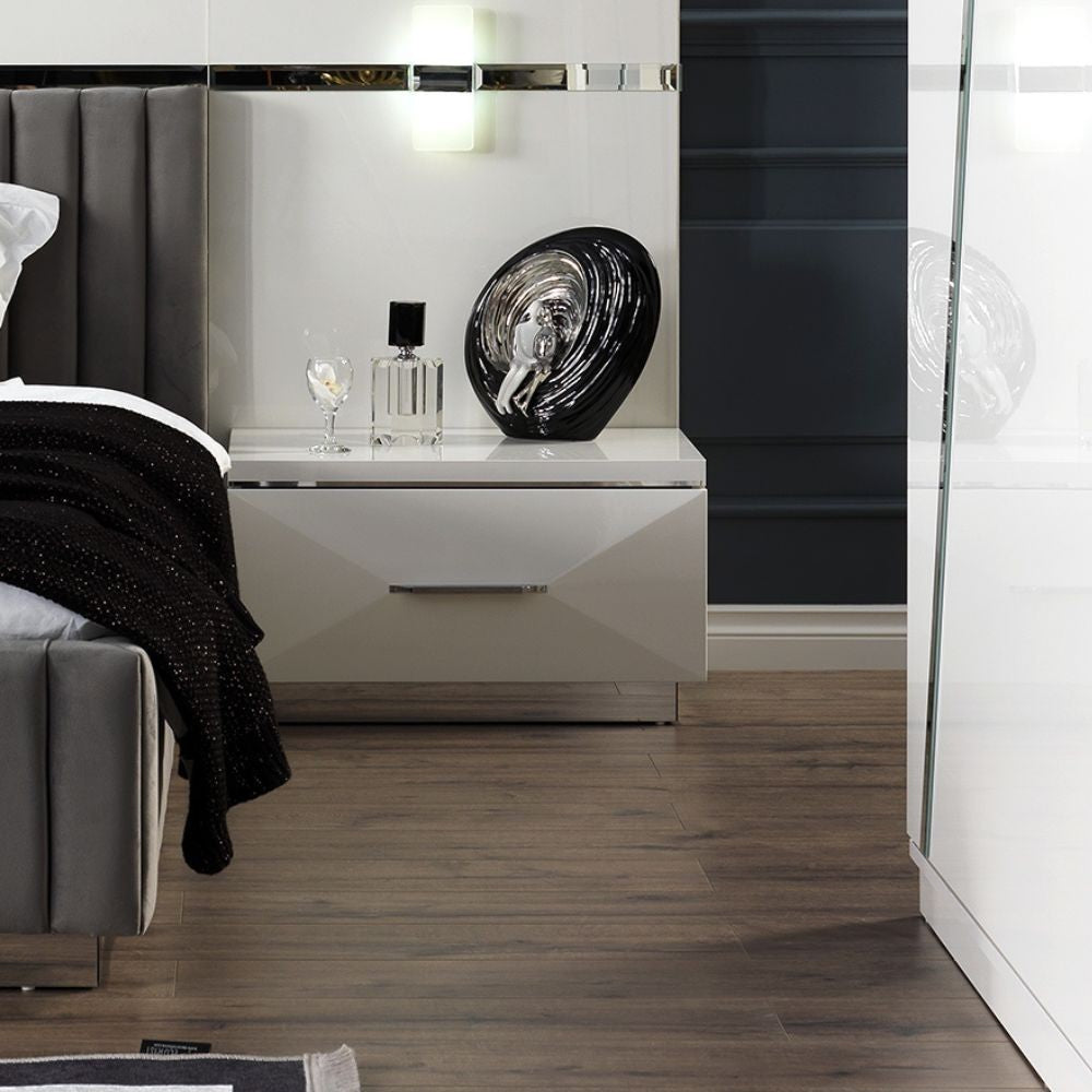 Camera da letto Rams bianco lucido