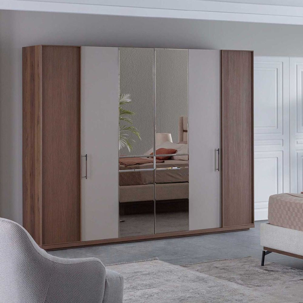 Camera da letto Vega colore dolunay beige e kaplan 321