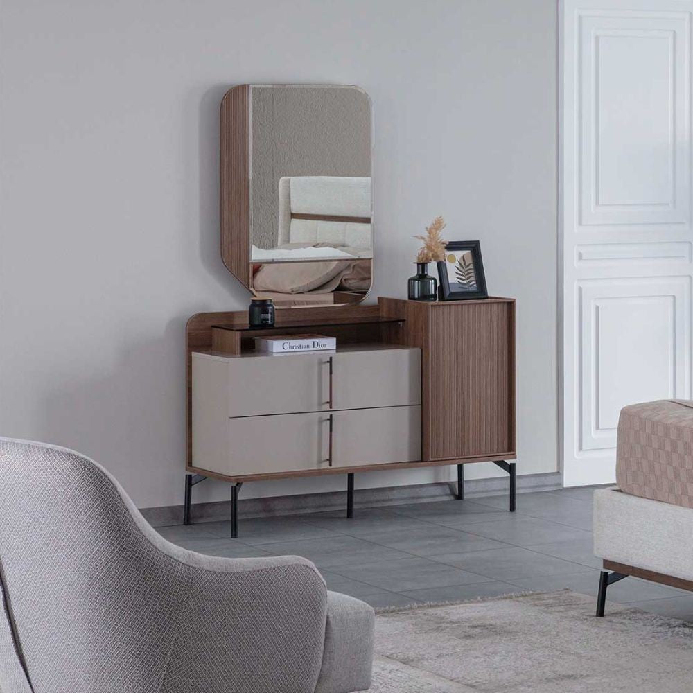 Camera da letto Vega colore dolunay beige e kaplan 321