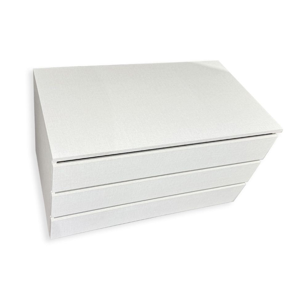 Cassettiera interna 3 cassetti colore bianco 87.3x51xH48.5 cm.