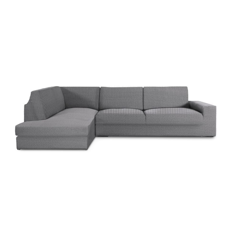 Copridivano Jaz angolare sinistro grigio 350-500