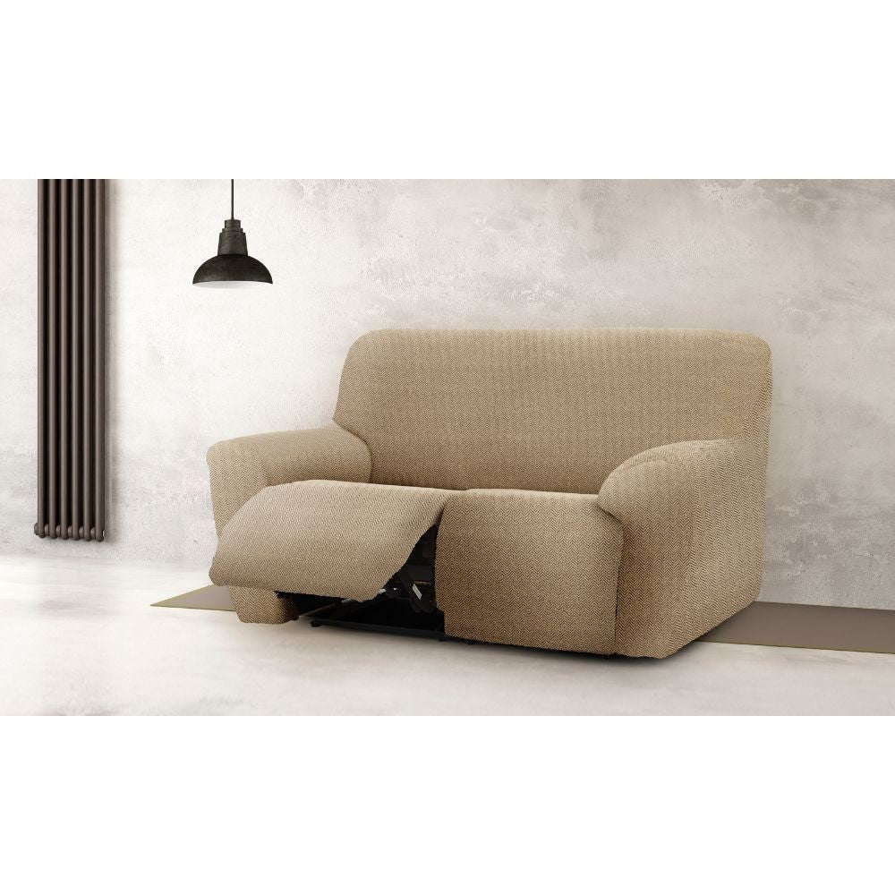 Copridivano Jaz recliner 2 posti beige 150-200