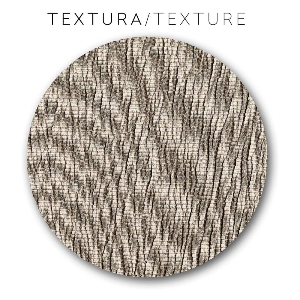 Coprisedia Troya beige CONFEZIONE DA 2 PEZZI
