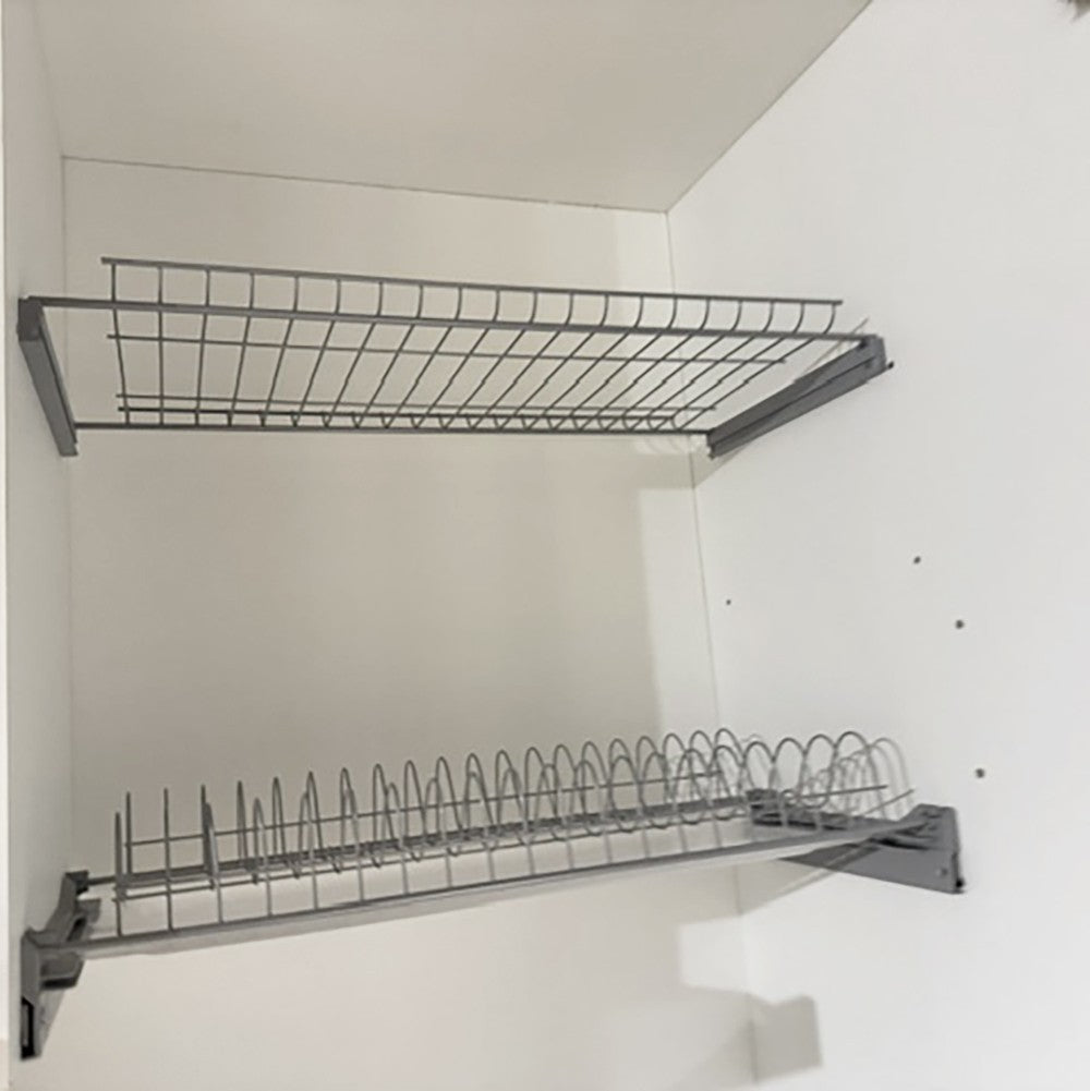 Cucina monoblocco Fold Evolution struttura e ante a libro antracite