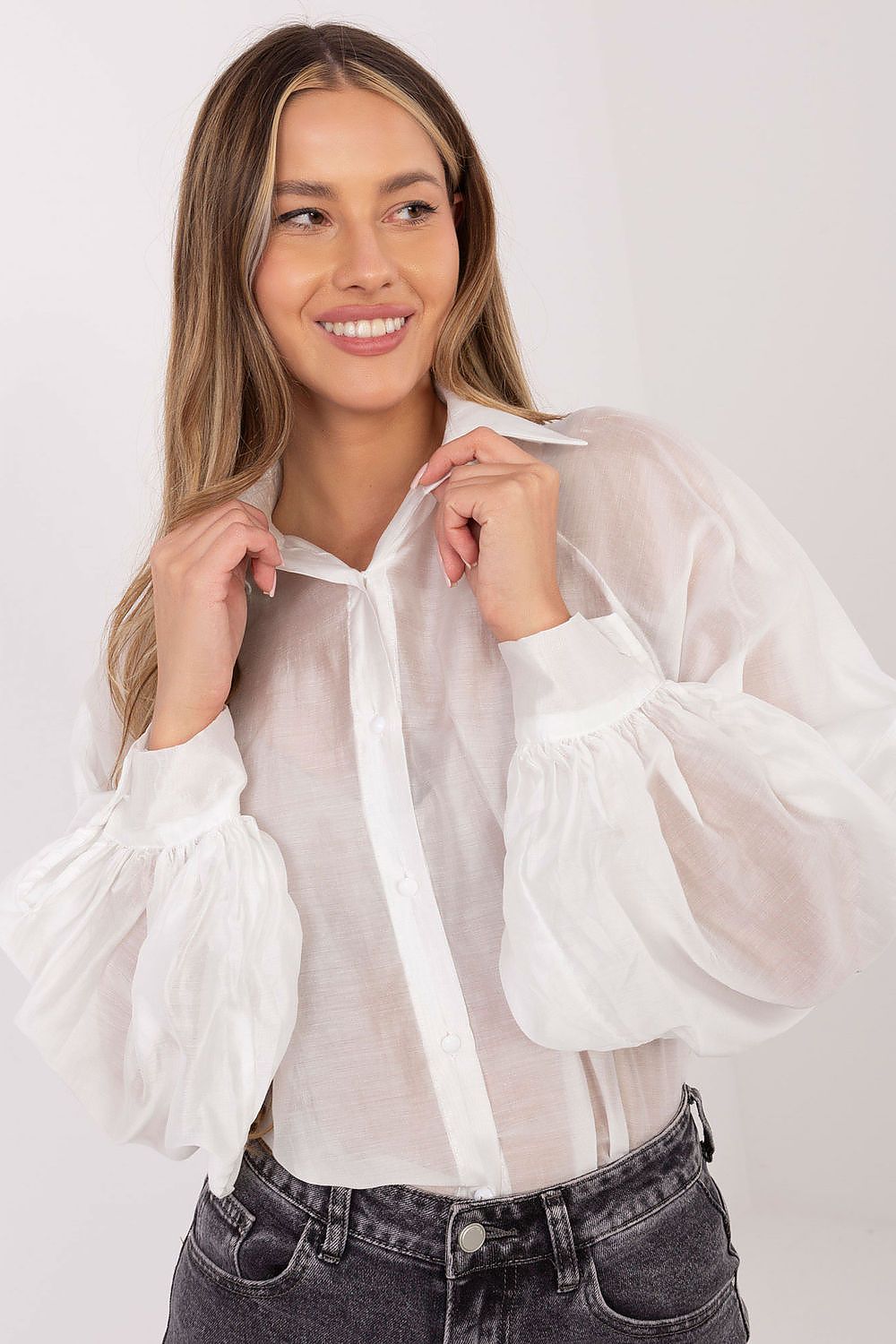  Camicia a manica lunga  model 222084 Factory Price 