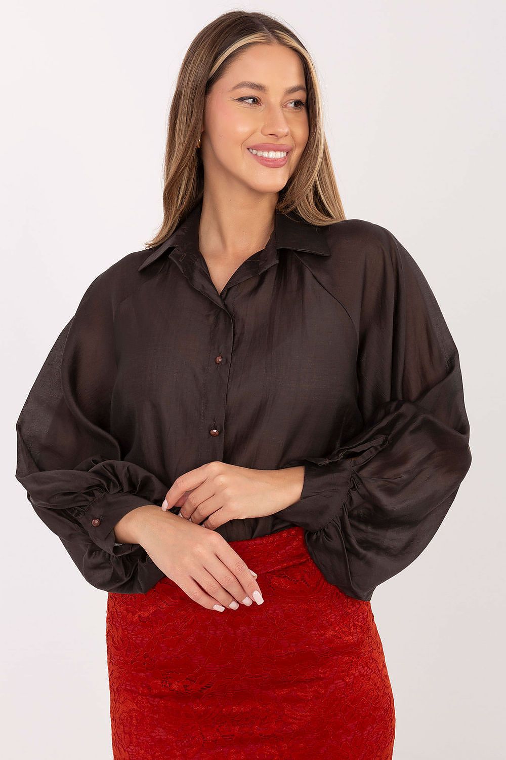  Camicia a manica lunga  model 222086 Factory Price 