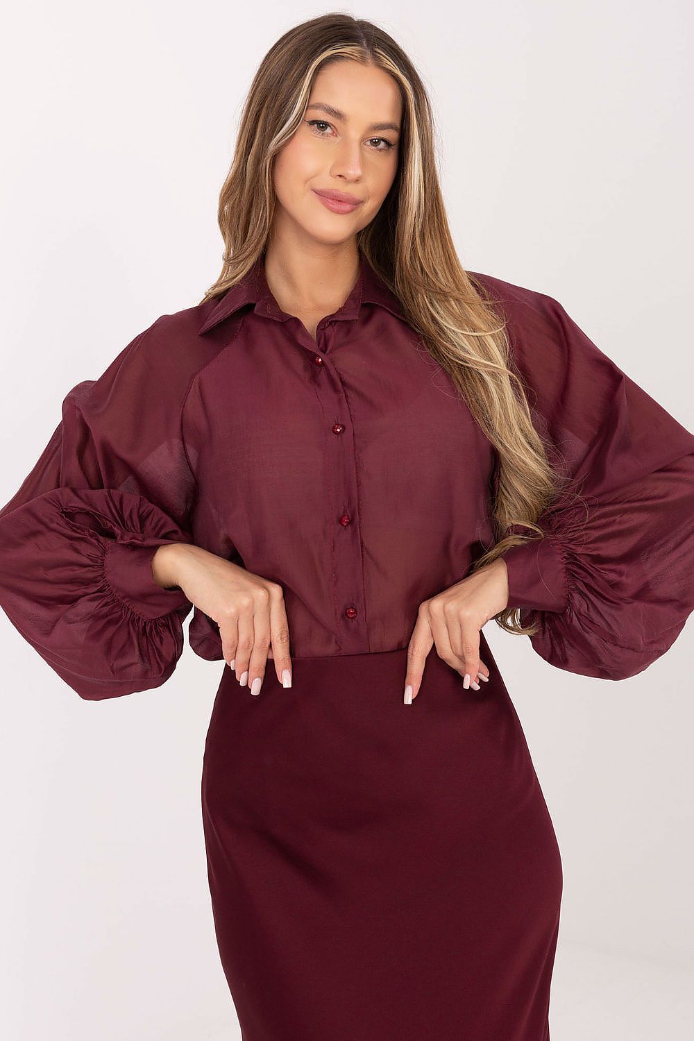  Camicia a manica lunga  model 222087 Factory Price 