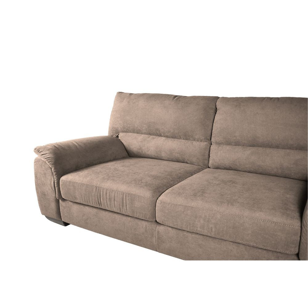 Divano Atene 2 posti in tessuto Roma 07 cappuccino