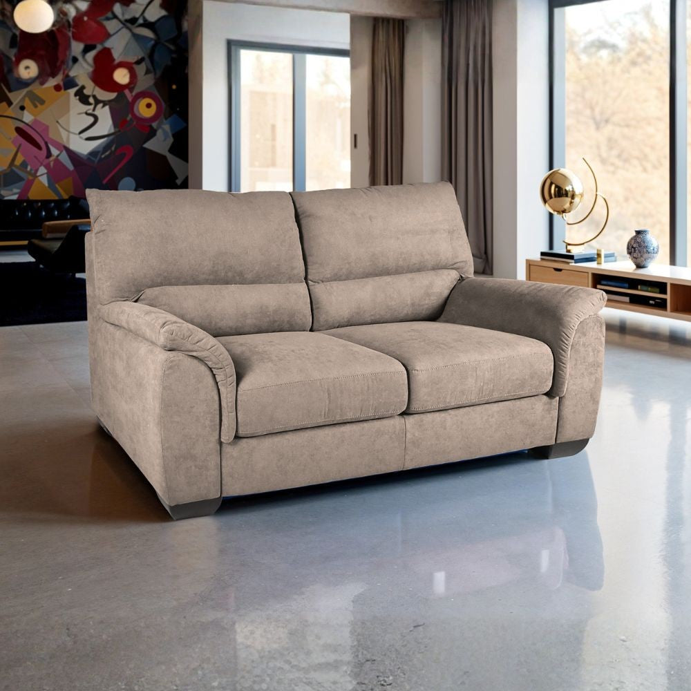 Divano Atene 2 posti in tessuto Roma 07 cappuccino