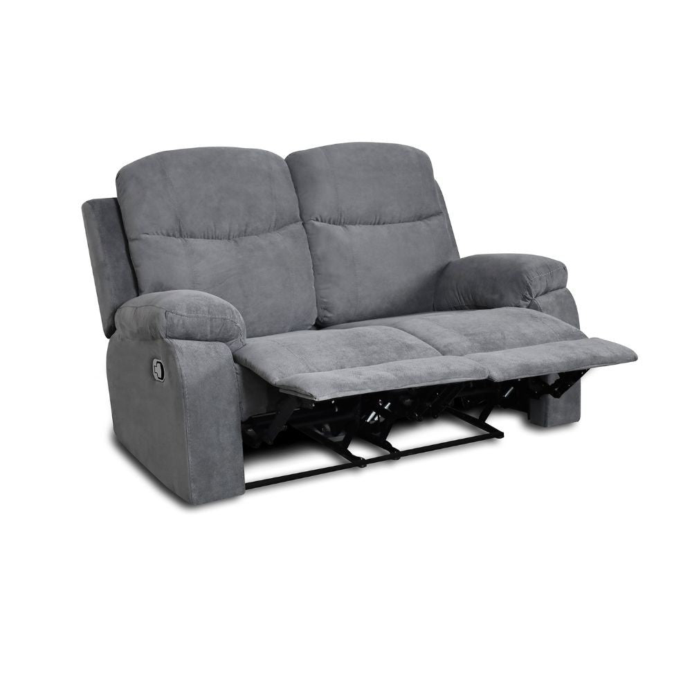 Divano Chicago 2 posti reclinabile grigio Twist 20