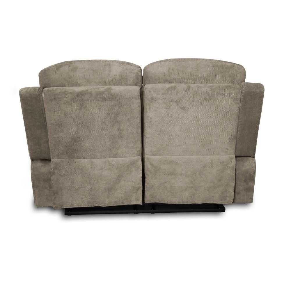Divano Chicago 2 posti reclinabile in tessuto Barrel 09 cappuccino