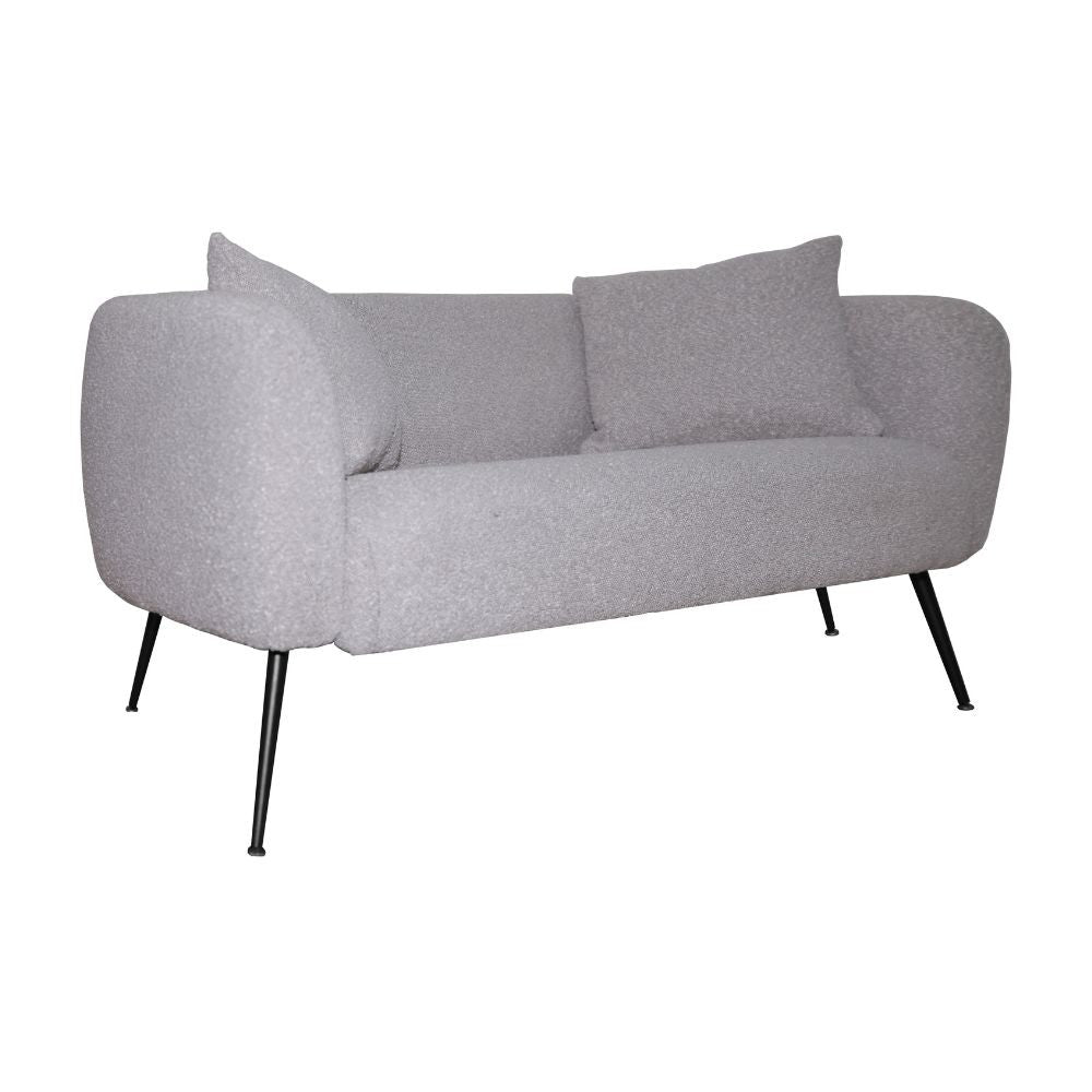 Divano imbottito Nuvia in tessuto Ascort colore taupe