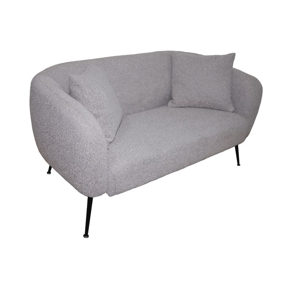 Divano imbottito Nuvia in tessuto Ascort colore taupe