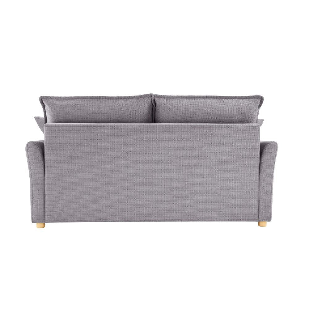 Divano letto Cassie con contenitore in Barrel 83 grigio