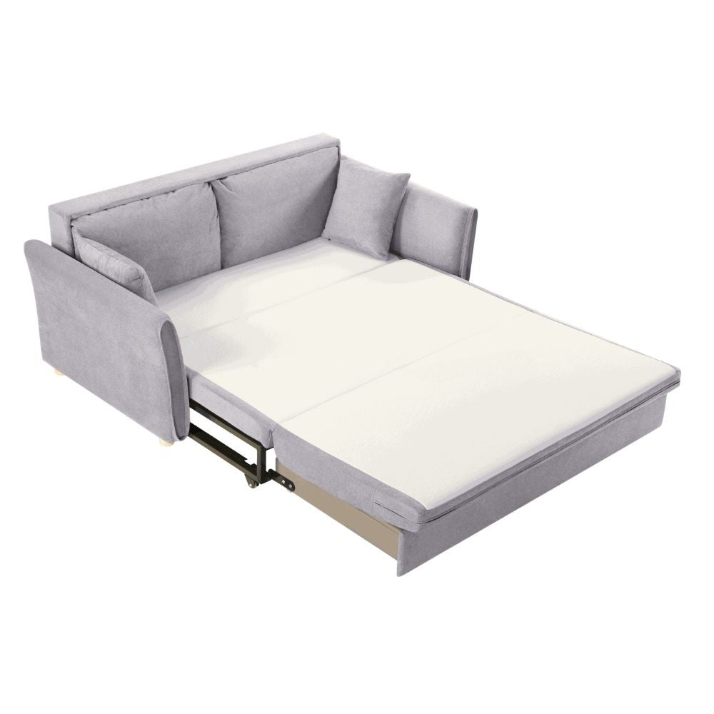Divano letto Cassie con contenitore in Barrel 83 grigio