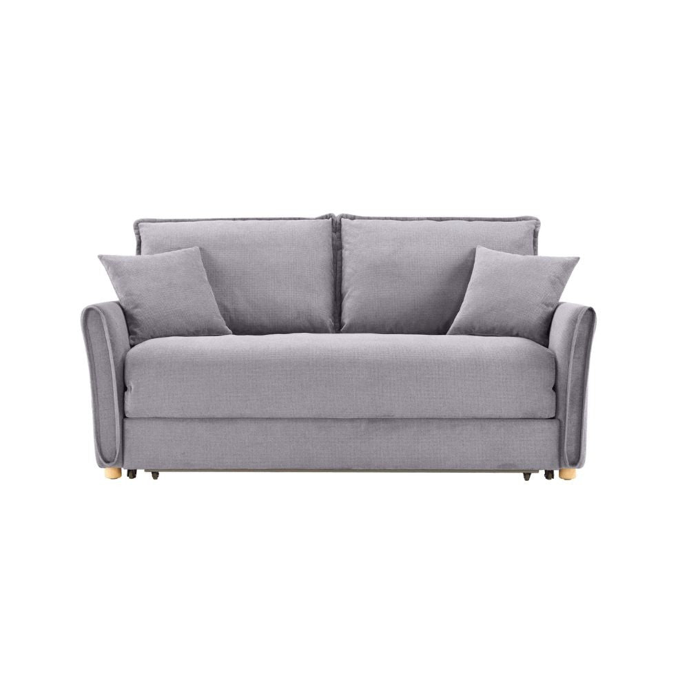 Divano letto Cassie con contenitore in Barrel 83 grigio