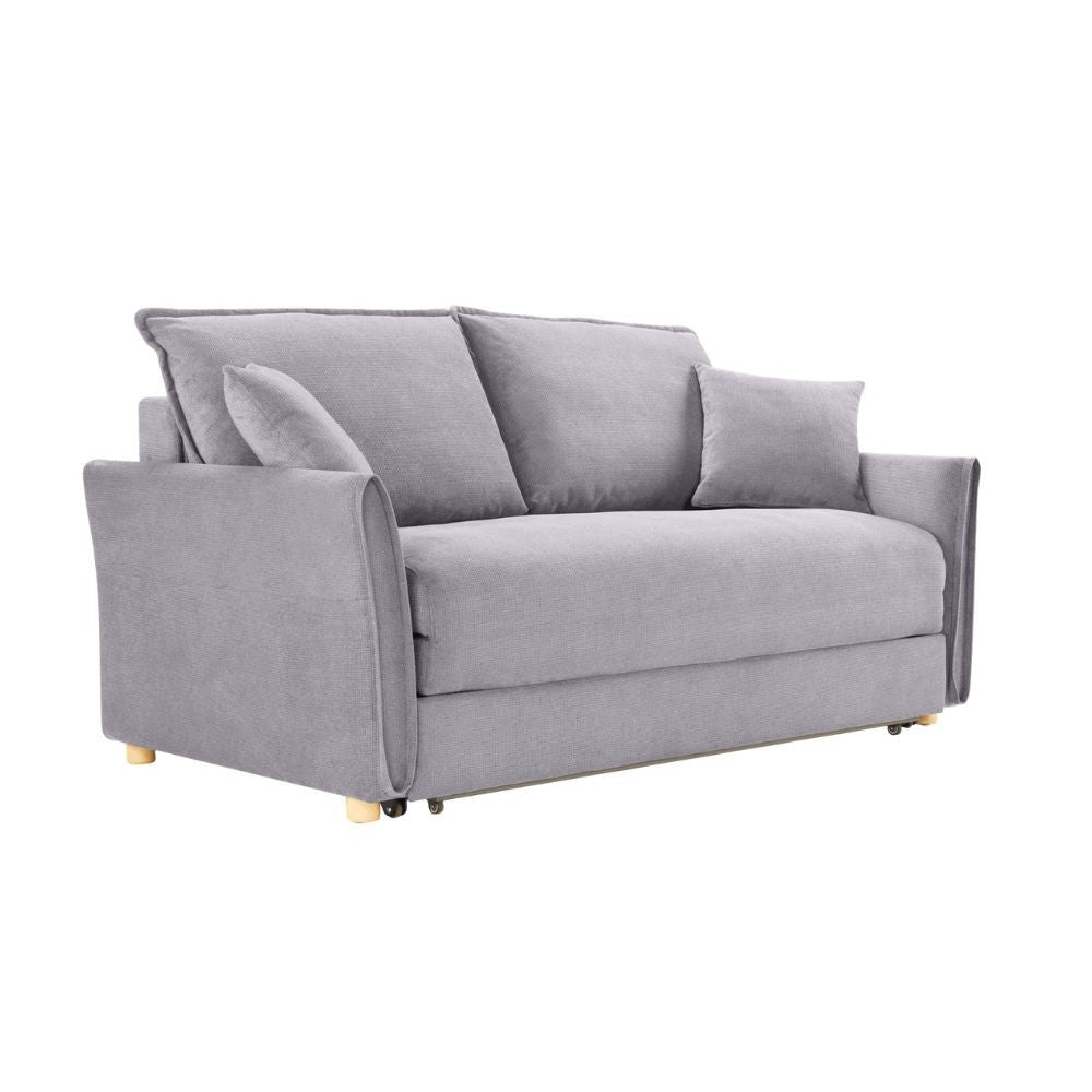 Divano letto Cassie con contenitore in Barrel 83 grigio