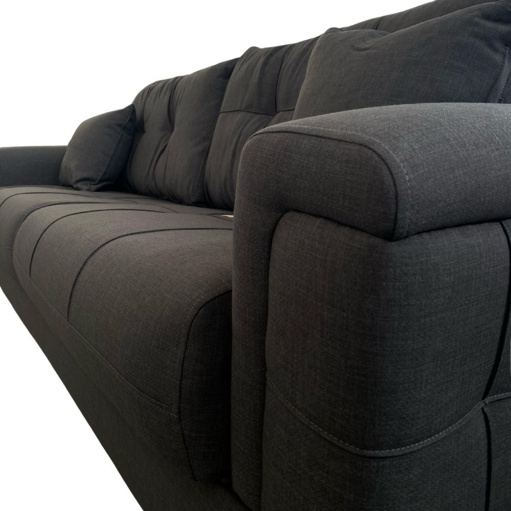 Divano letto contenitore Kemer grigio 07-814