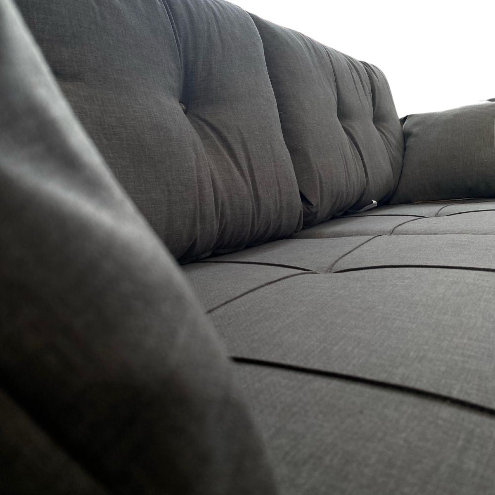 Divano letto contenitore Kemer grigio 07-814