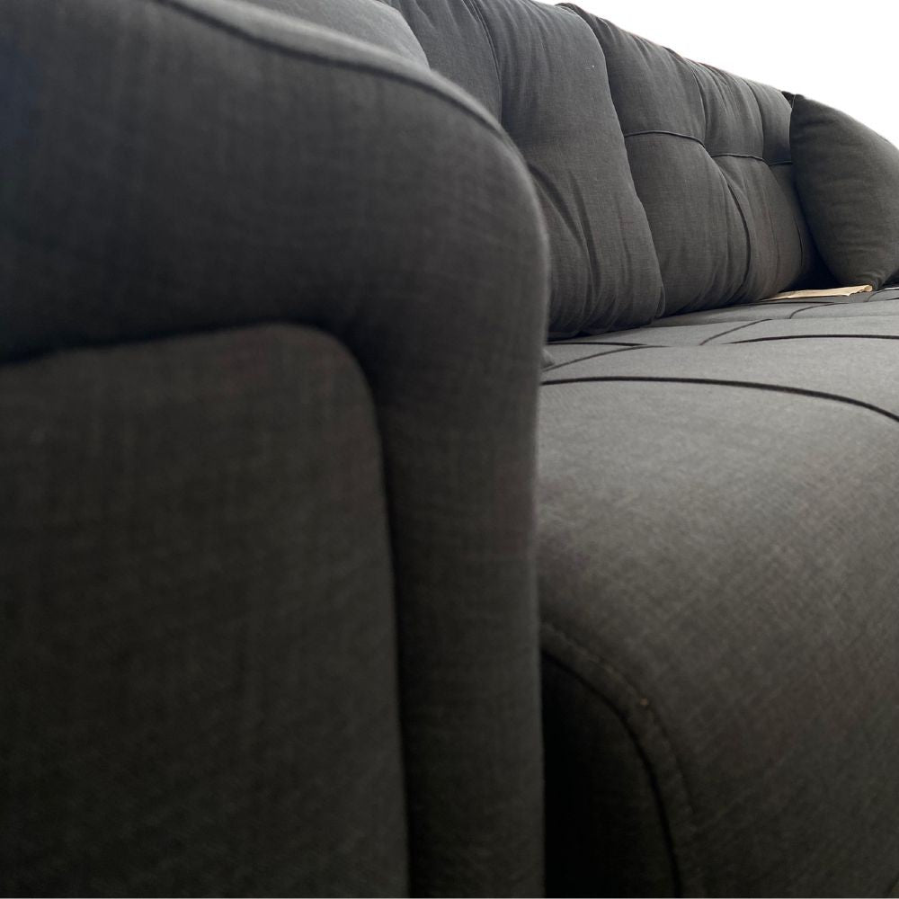 Divano letto contenitore Kemer grigio 07-814