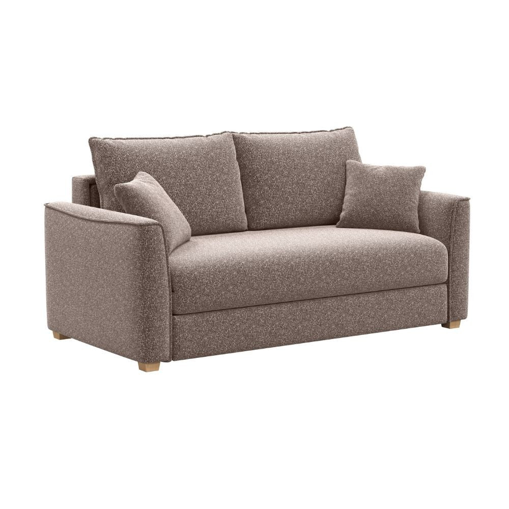 Divano letto Cosy con contenitore in Barrel 19 taupe