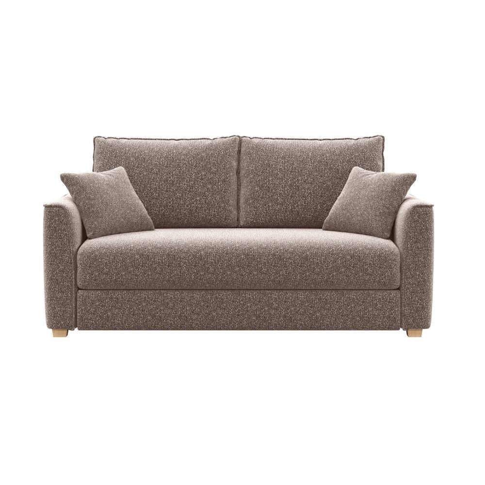 Divano letto Cosy con contenitore in Barrel 19 taupe