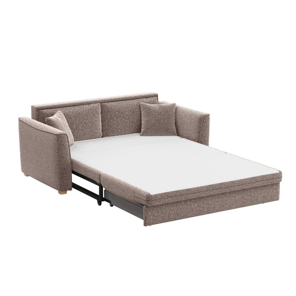 Divano letto Cosy con contenitore in Barrel 19 taupe