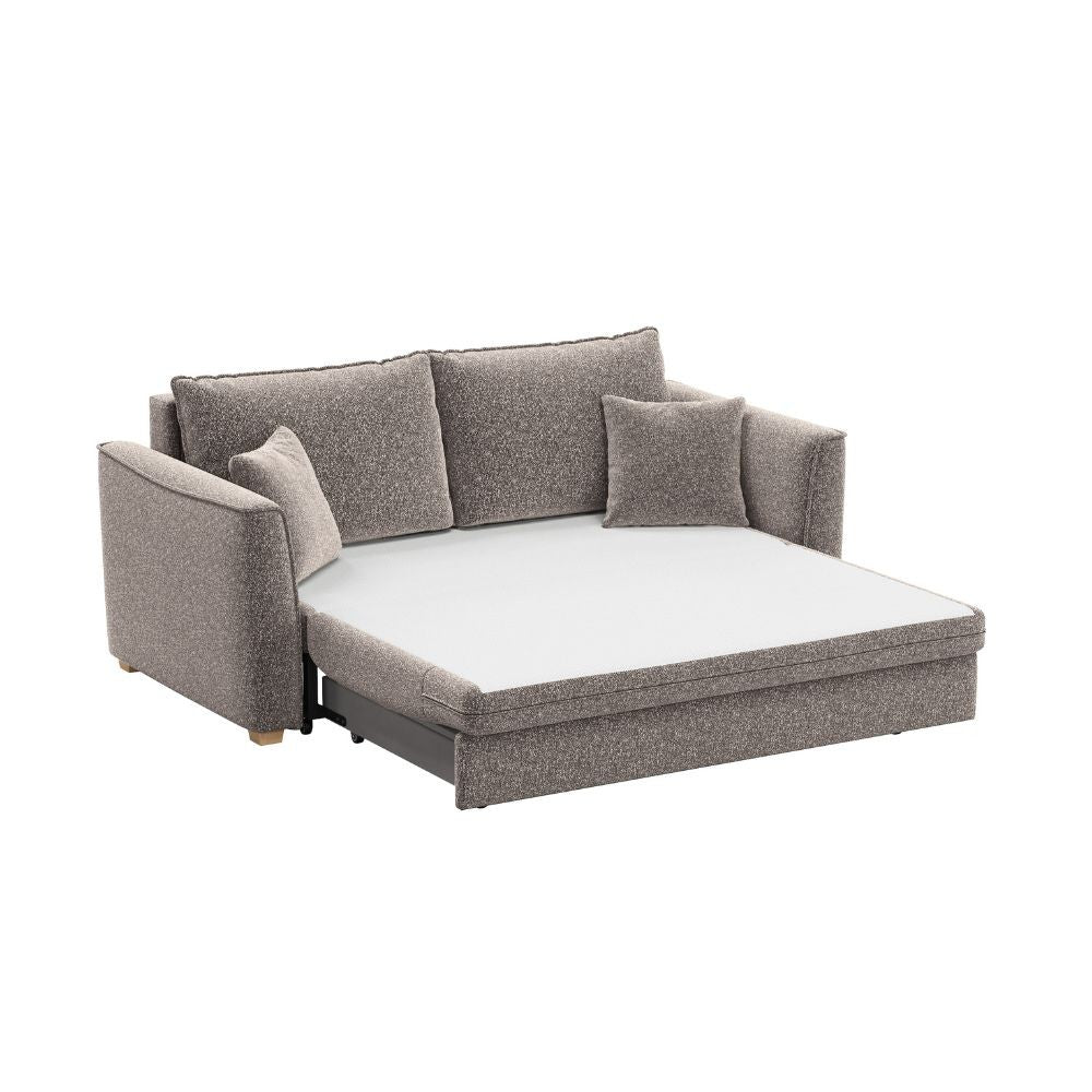 Divano letto Cosy con contenitore in Barrel 19 taupe