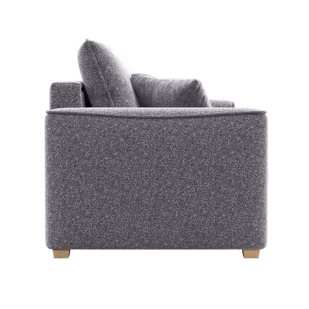 Divano letto Cosy con contenitore in Barrel 83 grigio
