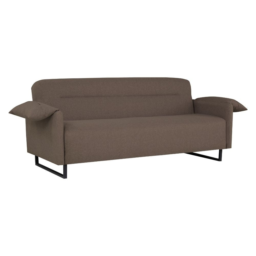 Divano letto Odin 3 posti in tessuto beige 05-370