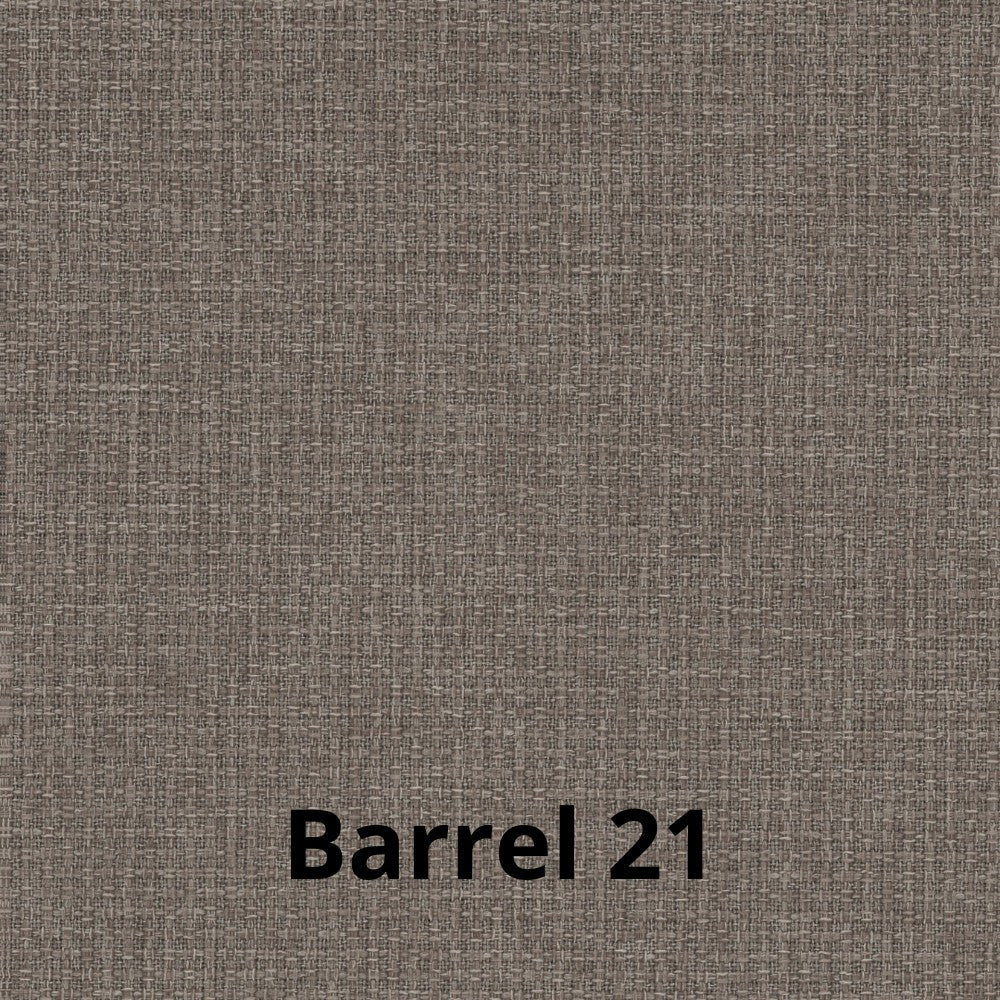 Divano recliner Boston 3 posti manuale in tessuto barrel 21 tortora