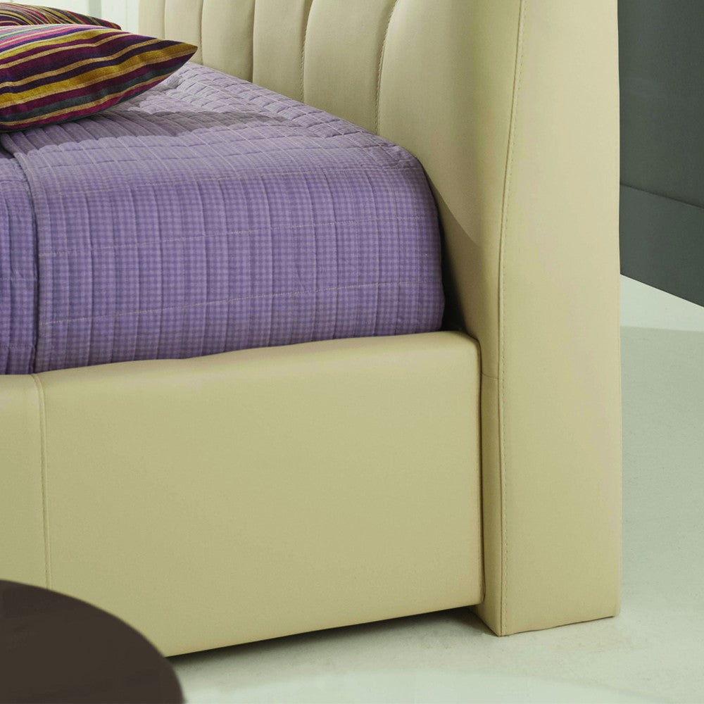 Letto matrimoniale Melia con contenitore crema
