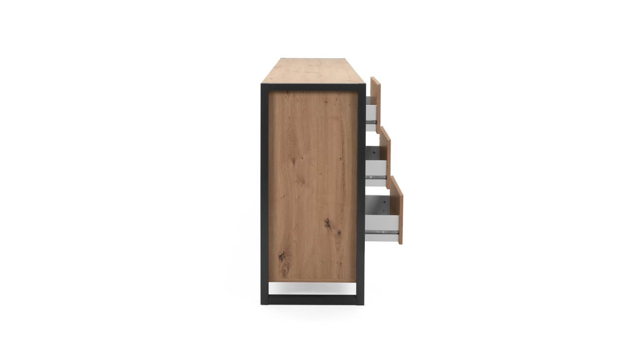 Madia Denver 3 160x40x88H quercia antracite