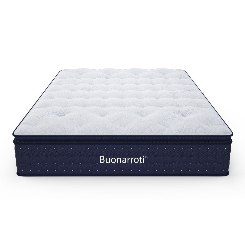 Materasso matrimoniale Atria in memory foam, con tessuto a maglia e molle insacchettate 160x190x33 cm.