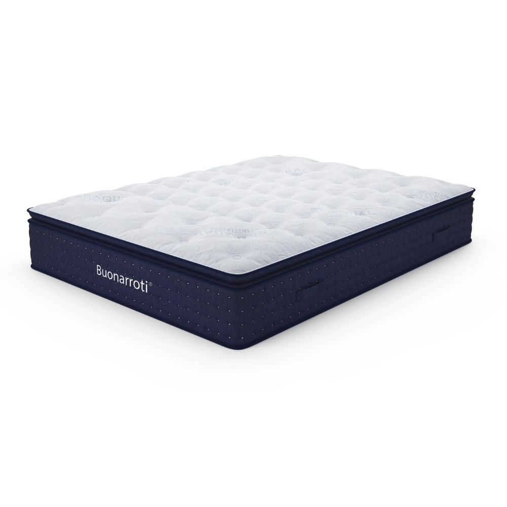 Materasso matrimoniale Atria in memory foam, con tessuto a maglia e molle insacchettate 160x190x33 cm.