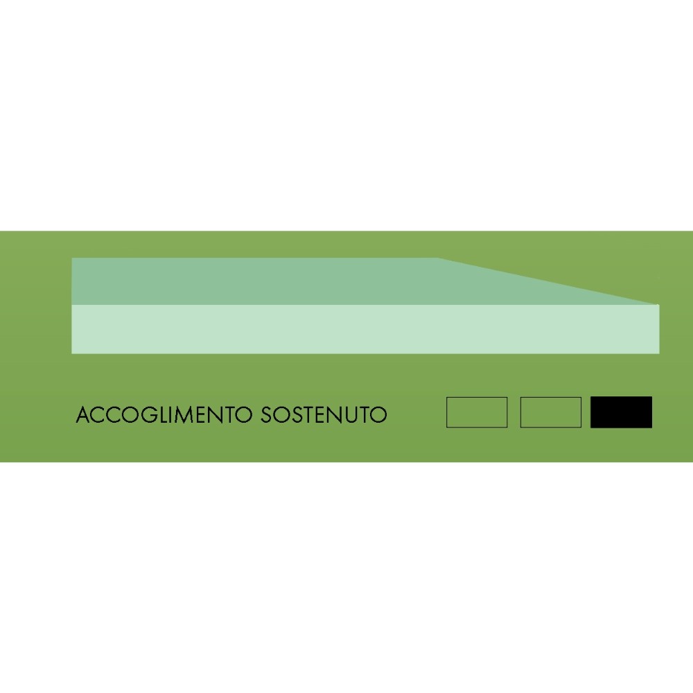 Materasso matrimoniale Mono 160x200x20 in tessuto sfoderabile