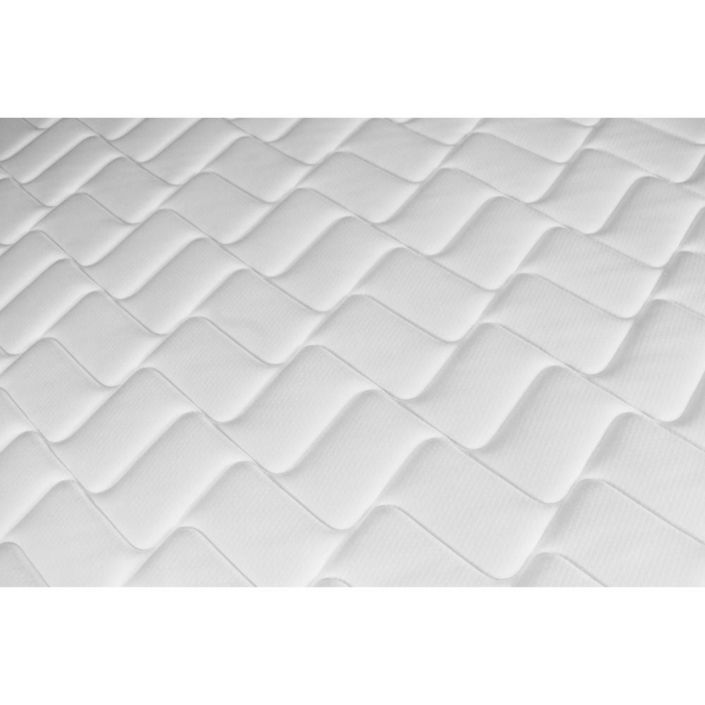 Materasso matrimoniale Palladio con bordo blu 160x190x25 H cm. in schiuma poliuretanica e memory non sfoderabile