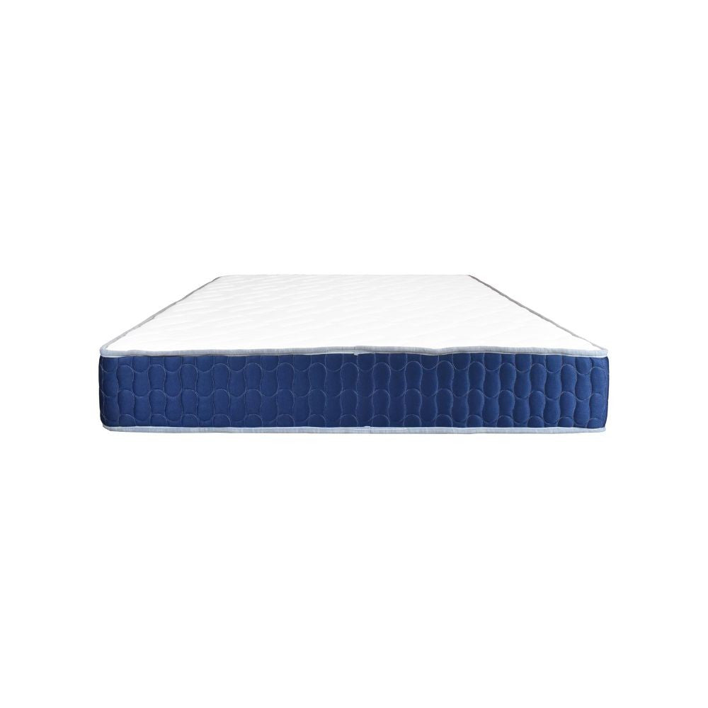 Materasso matrimoniale Palladio con bordo blu 160x190x25 H cm. in schiuma poliuretanica e memory non sfoderabile