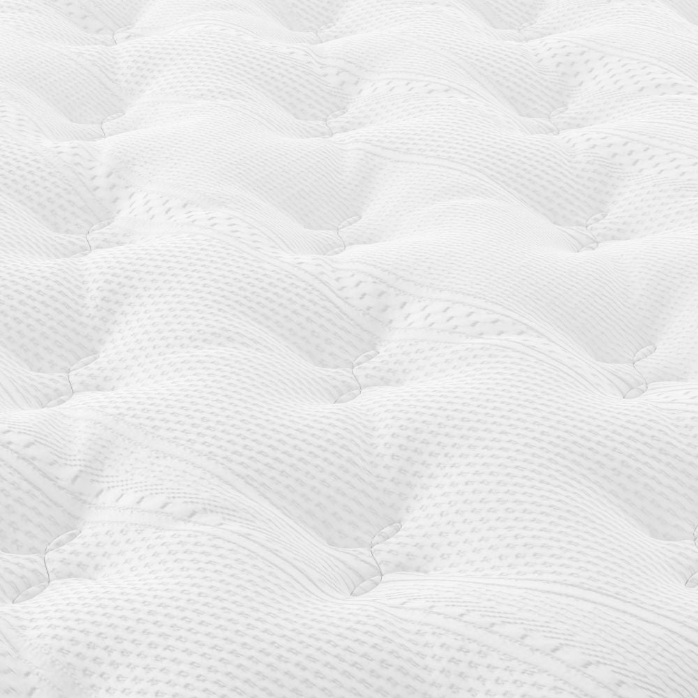 Materasso matrimoniale Pici con tessuto a maglia e molle insacchettate 160x190x21H cm.